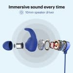 Noise Sense Bluetooth Wireless in Ear Earphones,Neckband Earphones with Fast Charging - Image 4