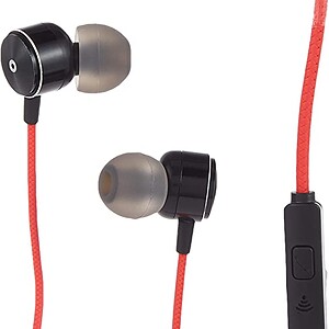 Rapoo EP28 Wired Earphone, 3.5mm Audio - Red