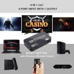 HDMI Switch 4x1 with Audio Extractor Arc Function - Image 3