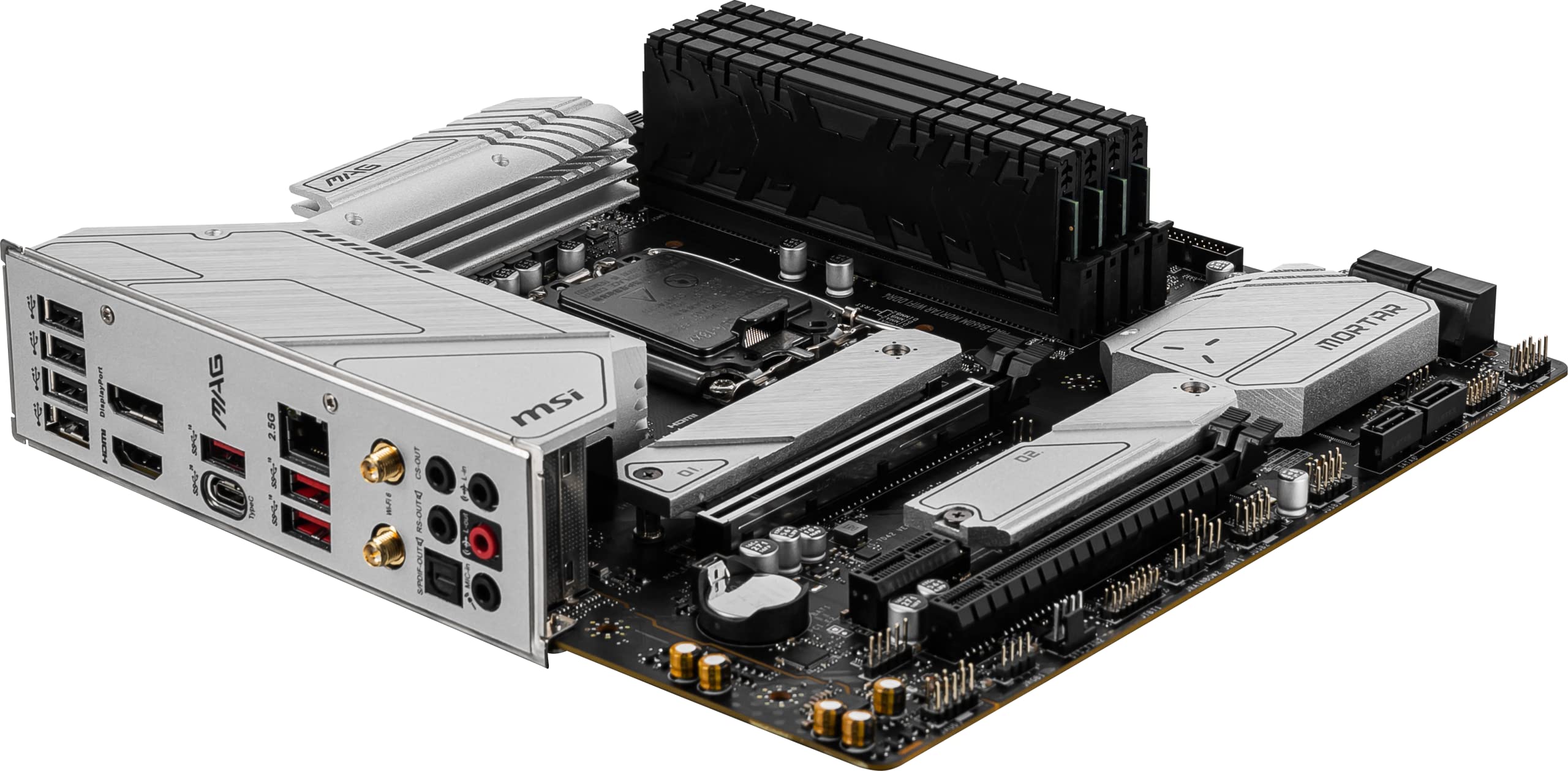 MSI MAG B660M Mortar WiFi 6E DDR4 Gaming Motherboard - Image 2