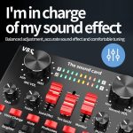 V8S Bluetooth Mini Sound Card Mixer for Live Streaming - Image 4