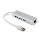 USB TYPE-C TO GIGABIT ETHERNET 3 PORT USB HUB