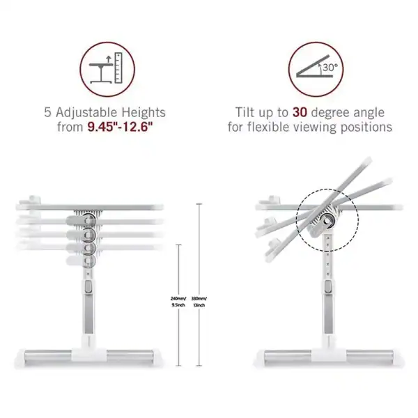 A8 Laptop Folding Table+ USB Cooler Fan - Gadget House Nepal
