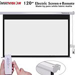 120-inch Projector Motorized Screen 16:9, Wall Ceiling Electric