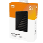 WD 2TB My Passport Portable External Hard Drive HDD