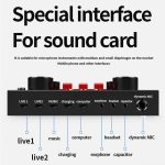 V8S Bluetooth Mini Sound Card Mixer for Live Streaming - Image 6