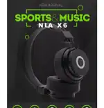 NIA X10 NEW WIRELESS BLUETOOTH HEADPHONE - Image 5