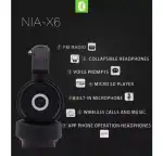 NIA X10 NEW WIRELESS BLUETOOTH HEADPHONE - Image 4