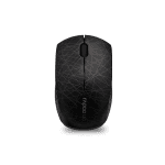 RAPOO 3300P Plus Mini Mouse - BLACK - Image 2