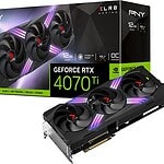 PNY GeForce RTX 4070 Ti 12GB XLR8 Gaming VERTO EPIC-X RGB Triple Fan DLSS 3