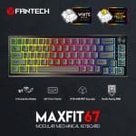 FANTECH MAXFIT67 MK858 RGB MECHANICAL HOTSWAP KEYBOARD