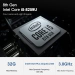 Beelink Mini PC SEI8 Intel i5 8th Gen 8259U 4-Core, Mini Computer with 8GB of RAM and 500GB of NVMe SSD,With 4K Dual HDMI, WiFi, and BT5.0 - Image 7