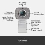 Logitech StreamCam Webcam for Streaming and Content Creation, Full HD 1080p 60 fps - Image 3