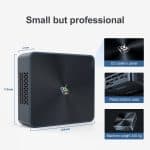 Beelink Mini PC SEI8 Intel i5 8th Gen 8259U 4-Core, Mini Computer with 8GB of RAM and 500GB of NVMe SSD,With 4K Dual HDMI, WiFi, and BT5.0 - Image 2