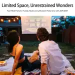 AUN A001 Pro 4K Android Projector TV Home Theater Portable LED Projector Game Beamer - Image 2