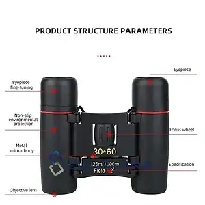 30×60 Zoom Binoculars