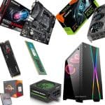 Gaming PC with the AMD Ryzen 5 5500 and RTX 4060 Ti 8GB.