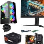 Best Gaming PC Setup Nepal With The AMD Ryzen 5 5600 Processor and Gigabyte RTX 3060 12GB Gigabyte G24F 2 180hz Monitor.