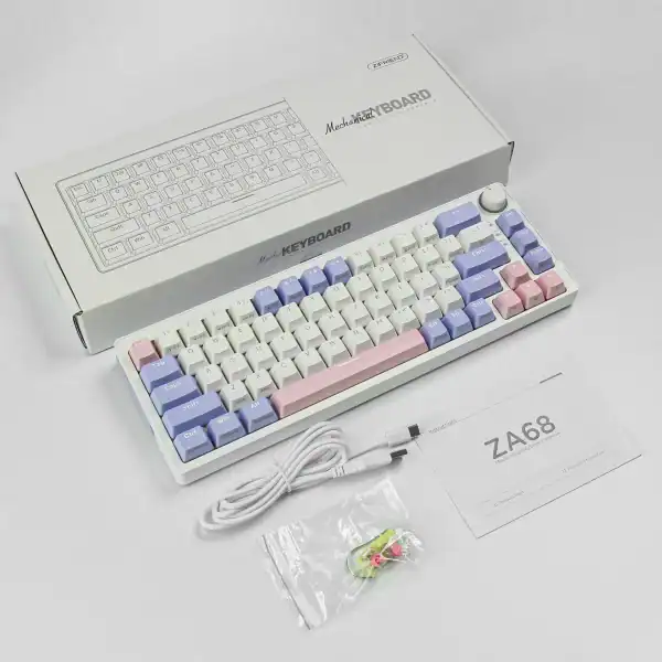 Zifriend ZA68 RGB Hot Swappable Mechanical Keyboard - Gadget House Nepal