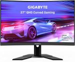GIGABYTE M27F A 27" 165Hz 1080P KVM Gaming Monitor, Curved 165Hz