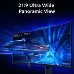 Xiaomi Mi Curved Gaming Monitor 34 Inch, WQHD 3.440 x 1.440, 21:9, 144Hz, 4ms, 300lm, 121% sRGB - Image 2