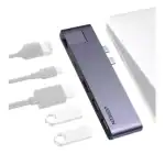 UGREEN Dual USB-C Hub with 2*USB 3.0, HDMI, Gigabit Ethernet - PD 100W, 4K HDMI, Memory Card Slots