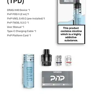 VOOPOO Drag H40 Pod Mod Kit