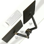 NB North Bayou Dual Monitor Desk Mount Stand