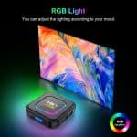 powerful RK3528 Quad Core CPU, 8K video support, and dual-band WiFi 6, this TV box redefines your viewing experience. With the latest Android 13.0 OS, Bluetooth 5.0