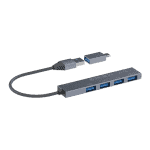 4-IN-1 USB 3.1 HUB WITH TYPE C ADAPTOR