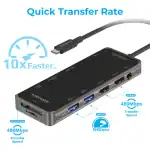 Promate PrimeHub-Pro USB-C Multiport Hub