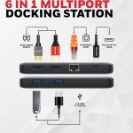 Honeywell 6-in-1 Type C Docking Station