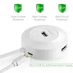 UGREEN USB 2.0 Hub 4 Ports 1m (White) - your ultimate solution for expanding connectivity on your devices. The Ugreen 20270 USB 2.0 High-Speed 4-port Hub enables seamless connection of multiple USB devices to a single USB port