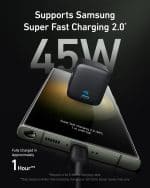 Anker 45W USB C Charger, 313 Ace 2 GaN technology