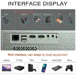 Aun S1 4K Projector with Auto Keystone, Android 11.0, 2G RAM, 32G ROM, 2.4G/5G WiFi, Bluetooth