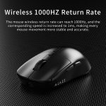 Ajazz AJ219 Wireless Gaming Mouse, Ultra Lightweight Tri-Mode (White/Black) - Image 3