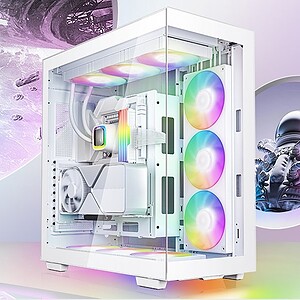 DeepCool CH780 PC Case ATX Dual-Chamber Full Tower - White