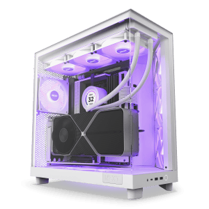 NZXT H6 Flow RGB Mid-Tower Airflow Case white