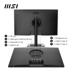 MSI Modern MD272XP 27 Inch FHD Office Monitor 1920 x 1080 IPS Panel, 100 Hz - Image 3