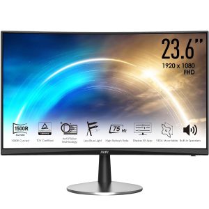 MSI PRO MP242C 23.6 Inch LCD Curved Business & Productivity Desktop Monitor