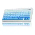 AULA F75 Wired Mechanical Keyboard / Hot Swappable ( White)