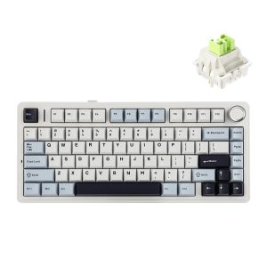 AULA F75 75% Wireless Mechanical Keyboard Glaciar Blue Reaper Switch