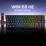 AULA WIN68 Pro Hall Effect Magnetic Switch Gaming Keyboard – 8khz Polling Rate Rgb Hot Swappable - Image 4