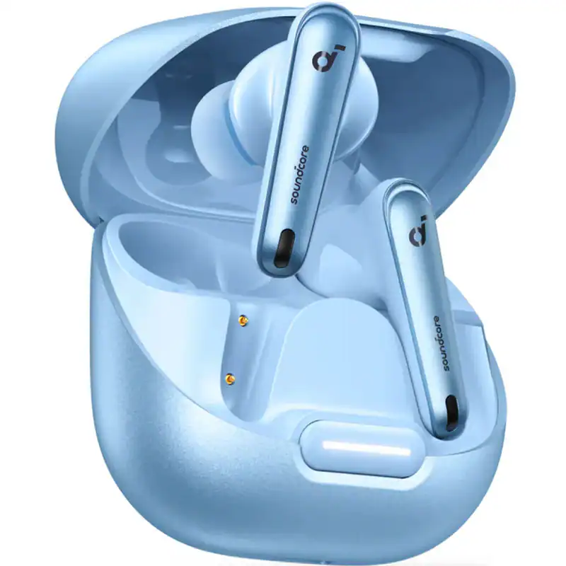 Soundcore Liberty 4 NC Soundcore Liberty 4 NC by Anker are premium wireless Earbuds (Light Blue) - Image 1
