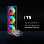 SAMA L70 360mm ARGB CPU Liquid Cooler is a premium all-in-one cooling solution designed for gamers, creators, and PC enthusiasts who demand powerful thermal performance with stunning aesthetics.