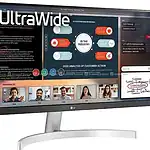 LG 29WQ600-W is a 29-inch UltraWide Full HD IPS monitor designed for gamers, creators, and multitaskers who value immersive visuals and smooth performance