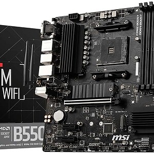 MSI B550M PRO-VDH WiFi ProSeries Motherboard is designed for AMD Ryzen 5000 and 3rd Gen Ryzen processors, delivering excellent performance, stability, and reliability for professionals