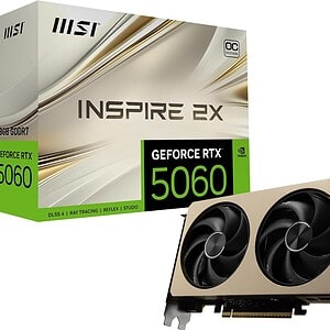 MSI Gaming RTX 5060 8G Inspire 2X OC is a high-performance graphics card designed for gamers and creators seeking power, efficiency, and SFF-friendly design.