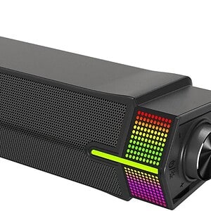 Redragon GS511 is a versatile 2.0 PC gaming soundbar featuring an innovative two-in-one design and advanced Bluetooth 5.3 connectivity, making it an ideal audio solution for gamers and multimedia users.