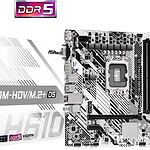 ASRock H610M-HDV/M.2+ D5 is a Micro-ATX motherboard designed for Intel’s 12th, 13th, and 14th Gen Core processors, offering robust performance